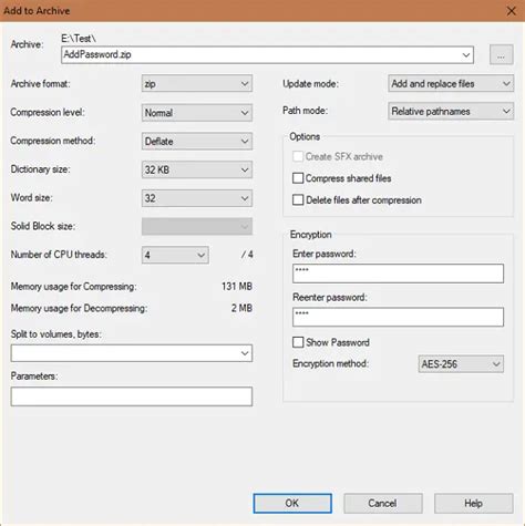 How to Create a Zip File with Password 的图像结果
