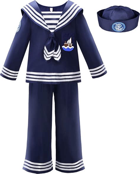 ReliBeauty Kids Navy Sailor Uniform for Boys and India | Ubuy