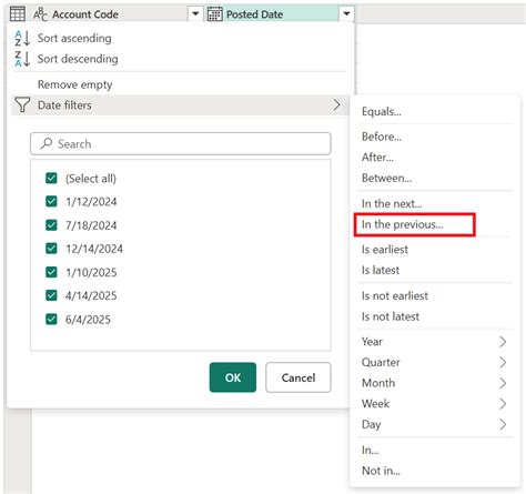 Excel Power Query Filter 的图像结果