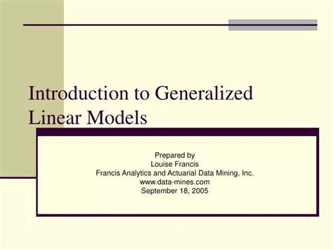 Generalized linear model Introduction 的图像结果