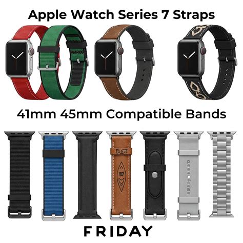 Apple Watch Series 7 Straps | 41mm & 45mm Bands in Unique Designs – Friday