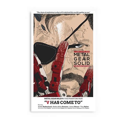 Metal Gear Solid Metal Poster-65 – Inkyprinty.in