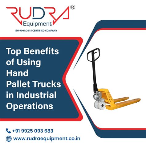 Hand Pallet Truck Manufacturer in India - Rudra Equipment