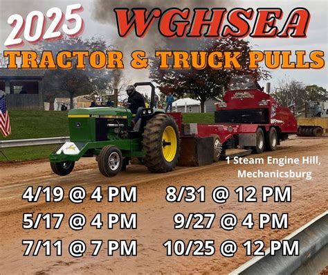Tractor & Truck Pulls, 1 Steam Engine Hill, PO Box 509, 17055 ...
