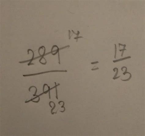 Reduce 289/391 to the lowest term - Brainly.in