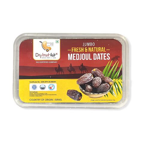 Dry Fruit Hub Medjool Dates 500g Khajur Khejur Medjool Dates ...