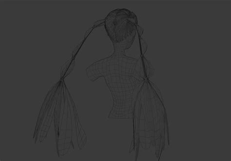 Side Ponytails Hairstyle - 3D Model by nickianimations