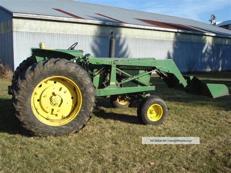 John Deere 3010 Diesel Wide Front End Loader Vintage