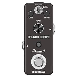 Amuzik Overdrive Guitar Effect Pedal Analog Classic Overdrive Effects ...