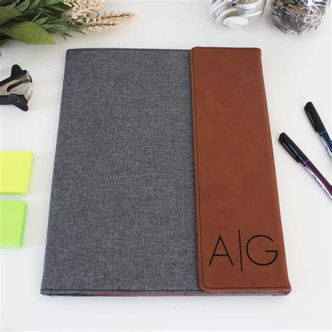 Personalized Leather Notepad Custom Engraved Leather Notepad Notepad ...