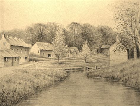 landscape drawing using shapes