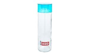 Vency DETOX-H2O Glass Fridge Water Bottle with Plastic Cap Leak proof ...