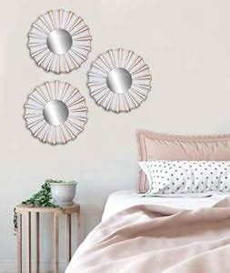 Buy Vas Collection Home Decorative Wooden Wall Mirror/Photo Frame/Decor ...