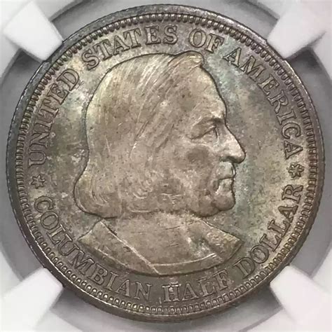 1892 World's Columbian Exposition Commemorative Half Dollar NGC MS-65 ...