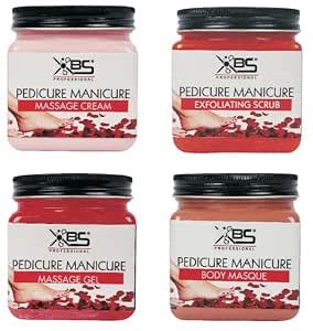 Xbs Professional Menicure Pedicure Facial Combo Kit Cream +Pack +Scrub ...