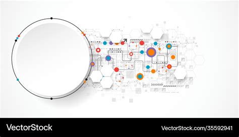 Abstract Technology Vector Circle 的图像结果