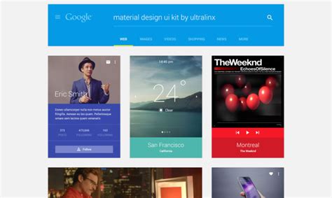 Image result for Material Design GUI Elements