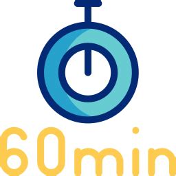 60 minutes - Free time and date icons
