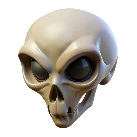 Image result for Alien Skull PNG