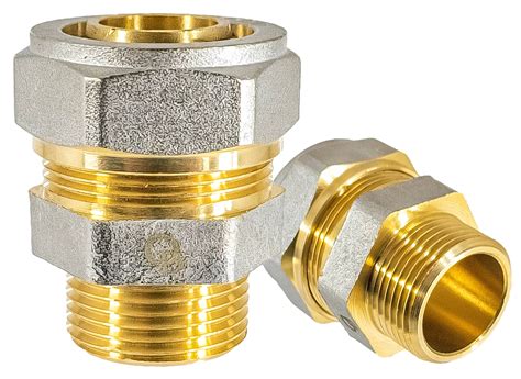 MUFA MUFKA ZŁĄCZKA NYPLOWA PEX ALUPEX SKRĘCANA 25 x 3/4'' GZ MOSIĄDZ ...