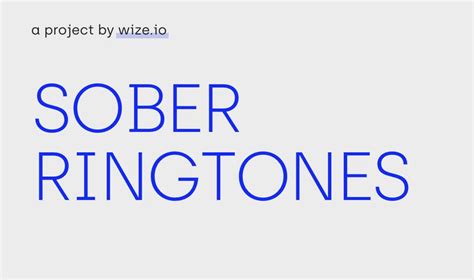 Minimal Sound Libraries : Sober Ringtones