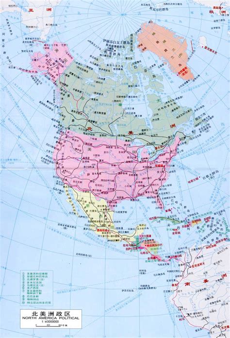 请问这幅北美洲地图是什么投影？_百度知道