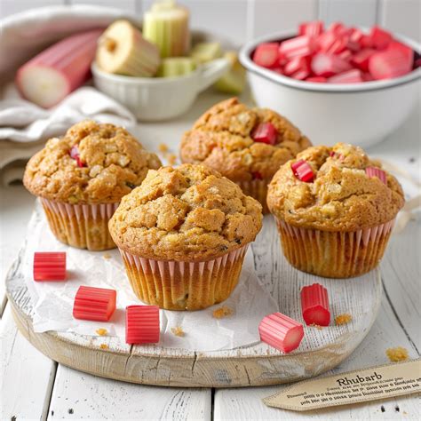 Rhubarb Muffins Recipe: A Brunch Delight! - The Fresh Man cook