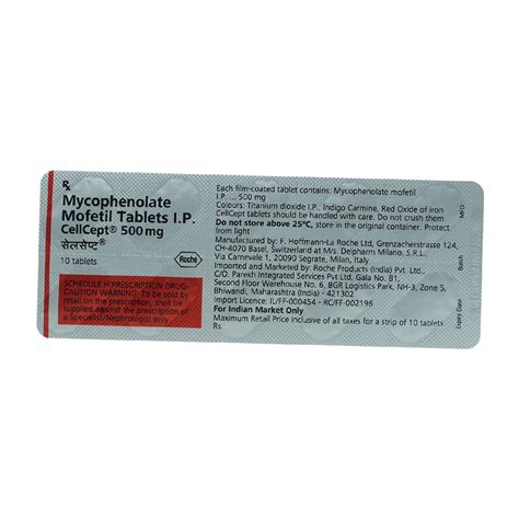Cellcept 500 mg Tablet | Uses, Side Effects, Price | Apollo Pharmacy