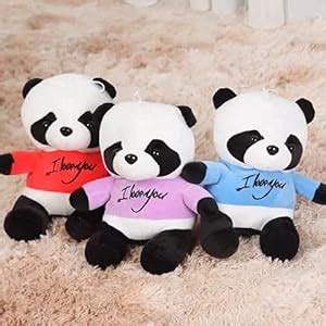 Soft Cute Cuddly Panda Plush Stuffed Soft Toy | Cartoon Fluffy Toy for ...