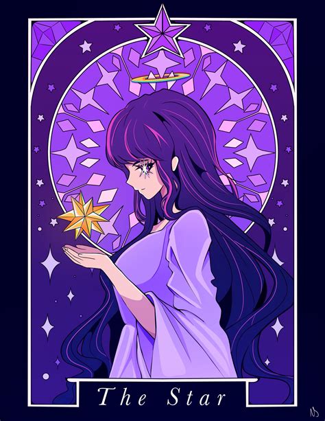Ai as a the star tarot card ( made by me ) : r/OshiNoKo