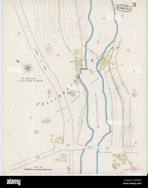 Hawley pennsylvania map hi-res stock photography and images - Alamy