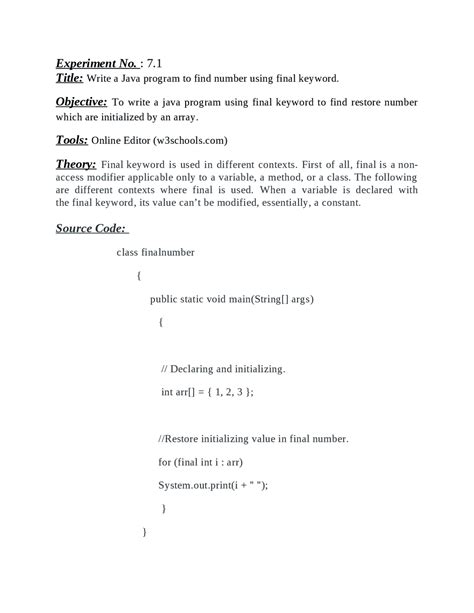 Image result for Programming Lab Report Format