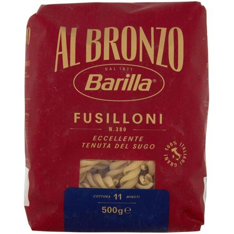 Barilla Al Bronzo Pasta Fusilloni 500g Barilla | IperDrive