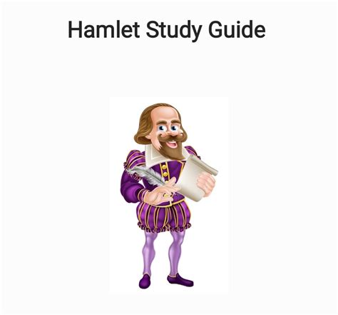 Hamlet Study Guide 的图像结果