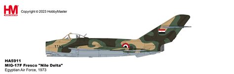 MIG-17F Fresco "Nile Delta" Egyptian Air Force, 1973