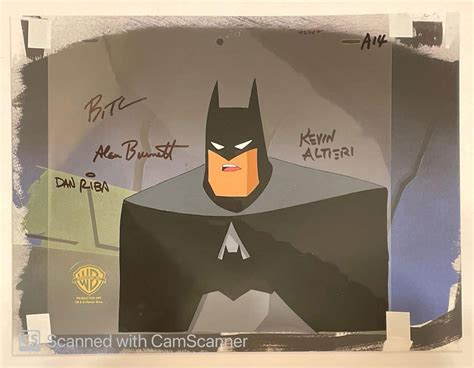 BATMAN: THE ANIMATED SERIES - signed by Bruce Timm and the crew, in ...