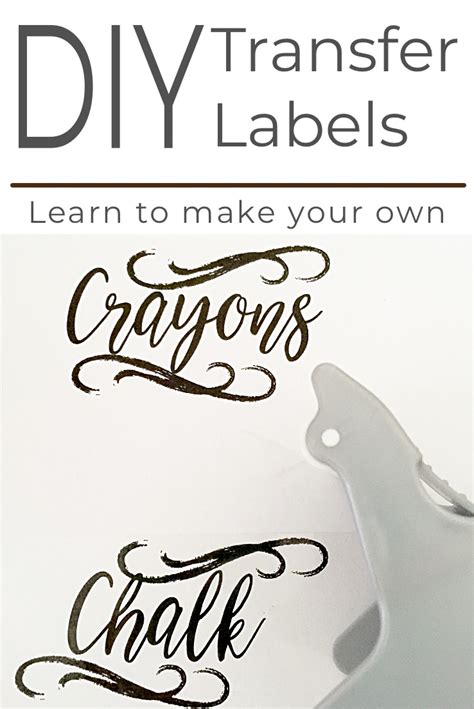 DIY Transfer Stickers - Country Design Style