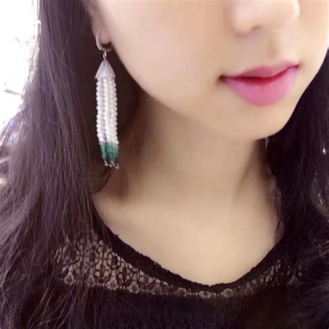 Qi Xuan_Trendy Jewelry_New Earring Elegant Earring S925 Silver Inlay ...