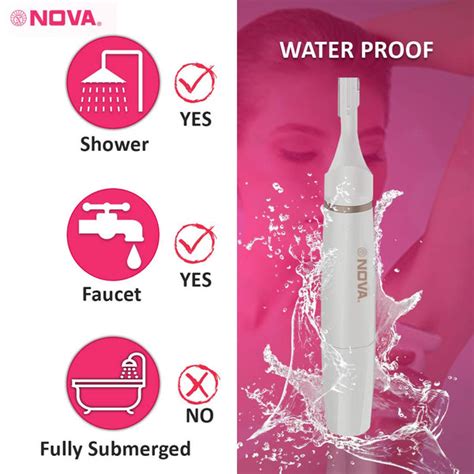 Nova NLS 532 Facial Sensi-Trim Touch Runtime: 60 min | Ladies Trimmer ...