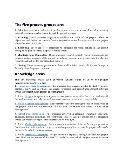 Image result for PMBOK Guide Overview