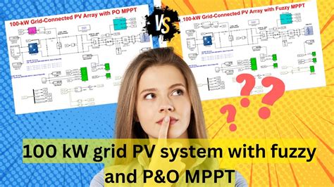 ⚡ 100 kW Grid-Connected PV System with Fuzzy & P&O MPPT: A Comparative ...