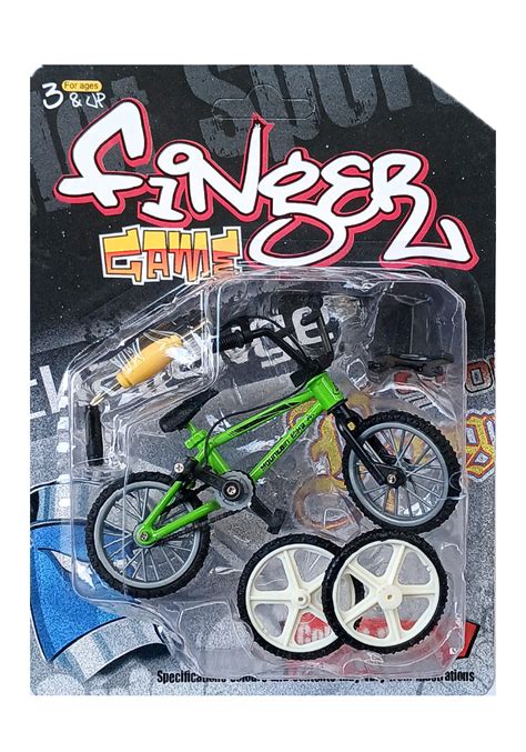 EXCLUSIVES Finger Game Interchangeable Parts Bicycle - Green (Scale 1 ...