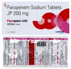 Faropenem: Uses, Side Effects, Medicines & Dosage