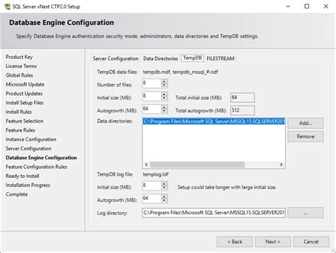 Image result for SQL Server 2019 Database Engine Configuration