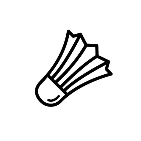 Shuttle Cock Vector Design 的图像结果