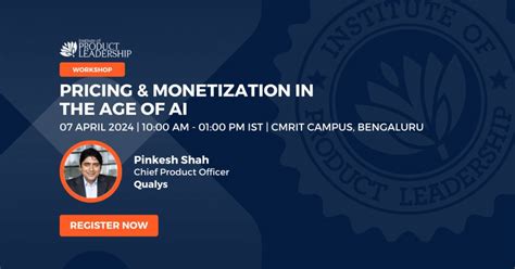 [Workshop] Pricing & Monetization in the Age of AI, CMR Institute of ...