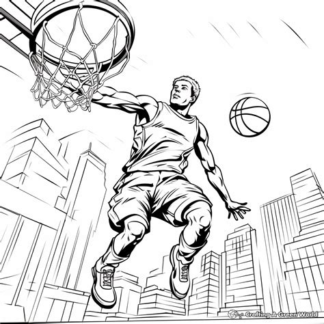 Big Basketball Coloring Page at Louise Chao blog