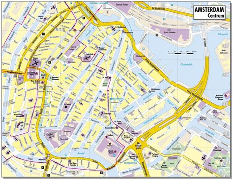 I Amsterdam map - I Amsterdam city map (Netherlands)