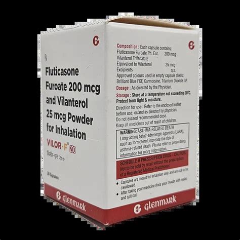 Buy Vilor F 200/25mcg Capsule at Best Price | Medkart