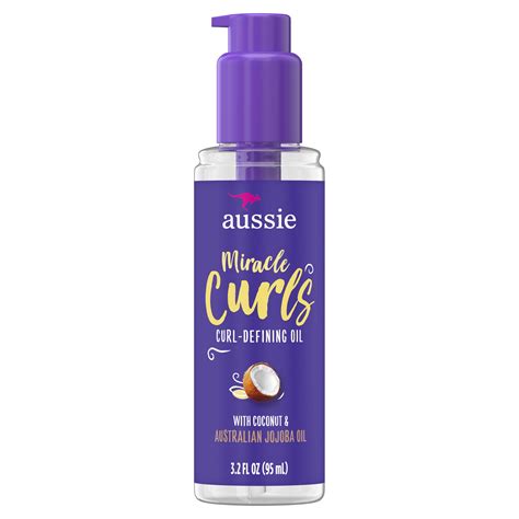 Aussie Miracle Curls Curl-Defining Oil Hair Treatment with Australian ...
